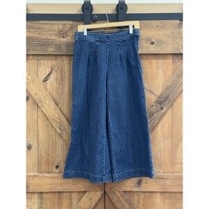 Liz Claiborne Vintage Y2K Extreme Wide Leg Groucho Capri Jeans Women's Sz 2